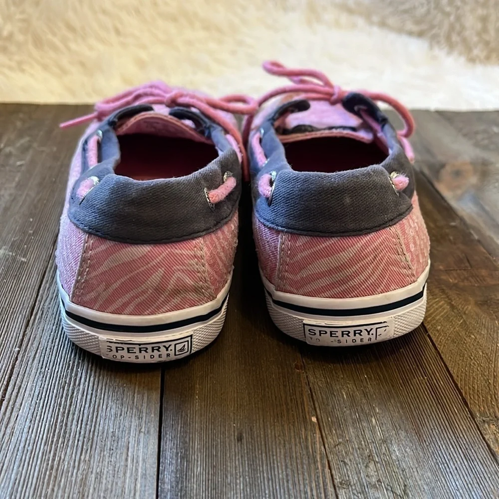 Speedy Top Sider - Girls Pink Sequined Loafers, Slip On Shoes size 4